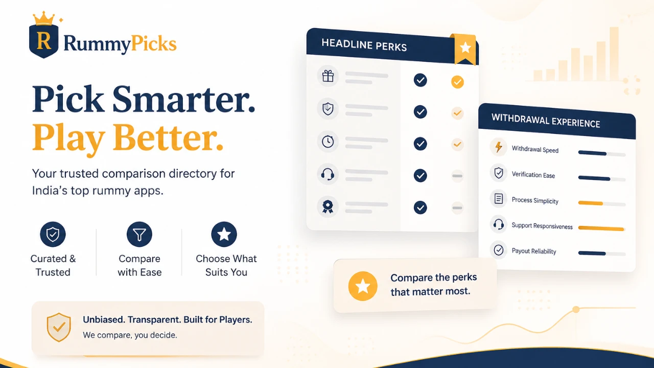 Compare all real cash rummy games with instant bank withdrawals